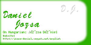 daniel jozsa business card